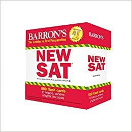 Barron's New SAT Flashcards (Best SAT Prep Books)